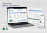 create automated excel google sheets budget spreadsheets for personal finance